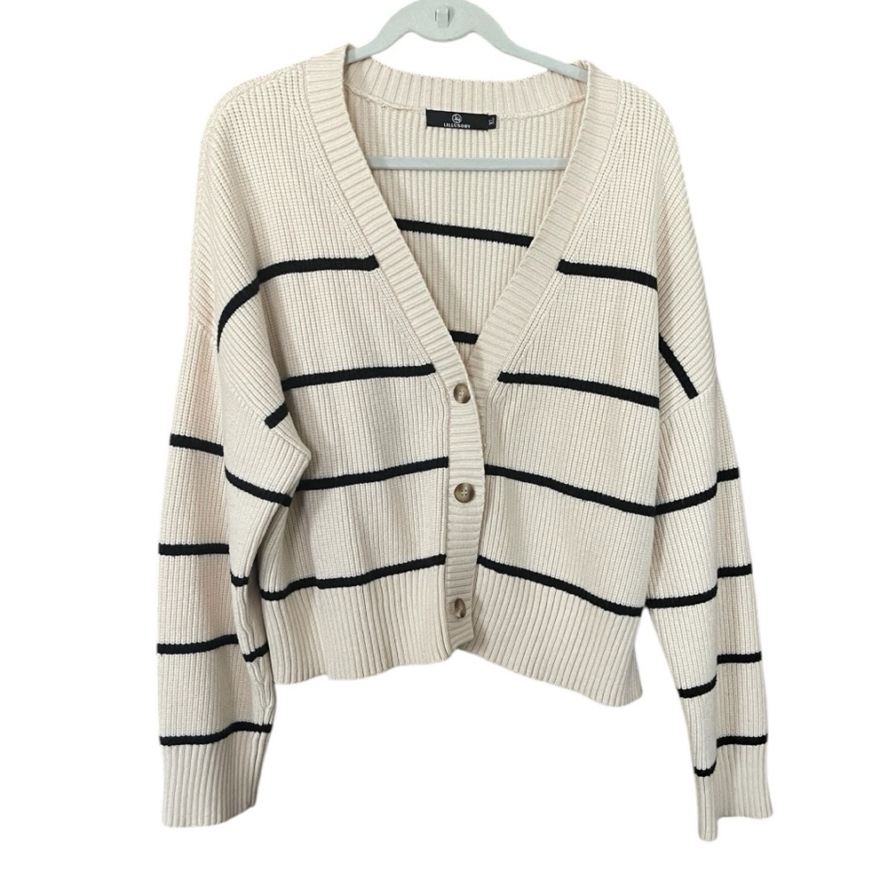 Cropped v-neck cardigan